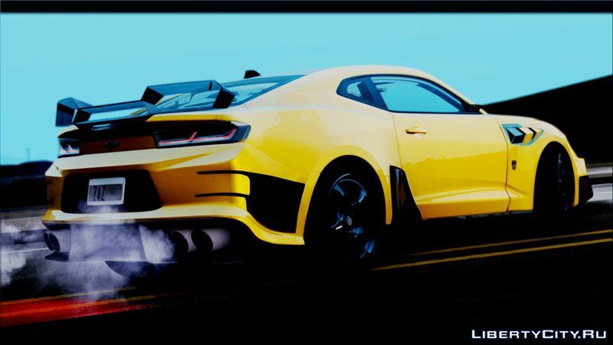 Скачать 2016 Chevrolet Camaro SS Bumblebee Transformers 5 для GTA San  Andreas