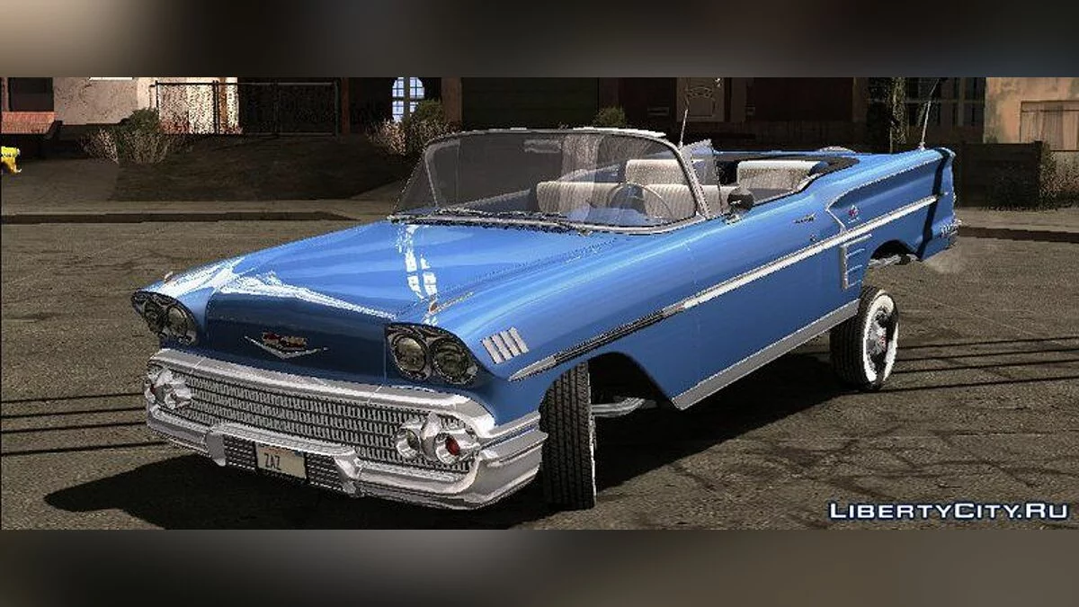 1958 Chevrolet Impala Sport Coupe V8 convertible/hardtop / GTA San Andreas