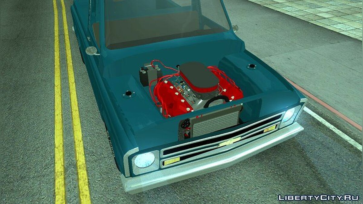 Скачать Chevy C10 V8 + Nitro для GTA San Andreas