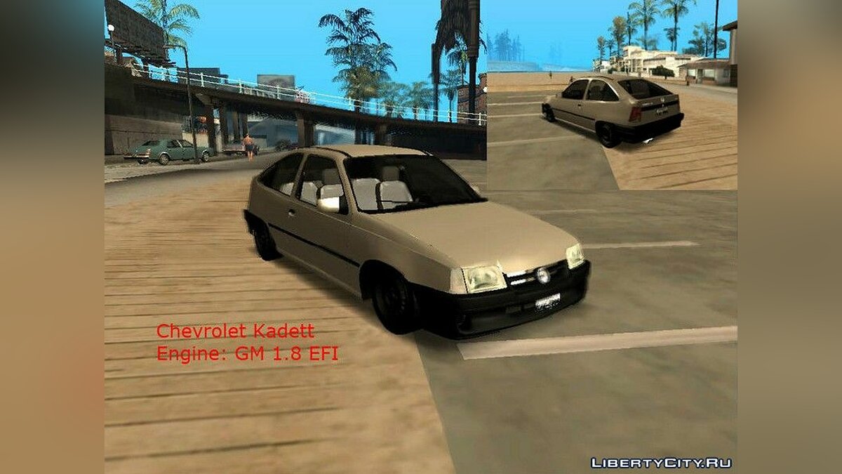 Скачать Chevrolet Kadett с возможностью тюнинга для GTA San Andreas