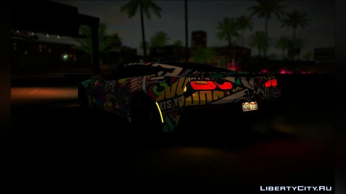Chevrolet Corvette Stingray C7 Sticker Bomb 2014 / GTA San Andreas