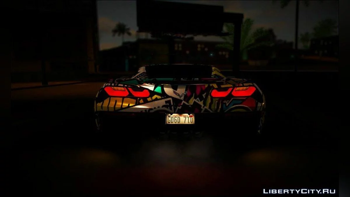 Chevrolet Corvette Stingray C7 Sticker Bomb 2014 / GTA San Andreas