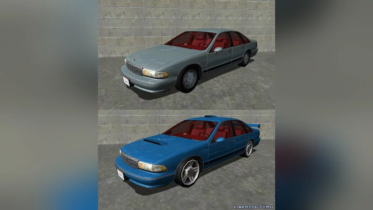 Chevrolet Caprice 1991 Taxi & 1993 Civilian Pack v1.1 / GTA San Andreas