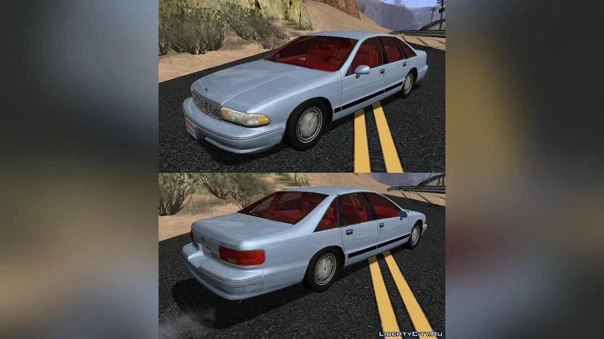 Chevrolet Caprice 1991 Taxi & 1993 Civilian Pack v1.1 / GTA San Andreas