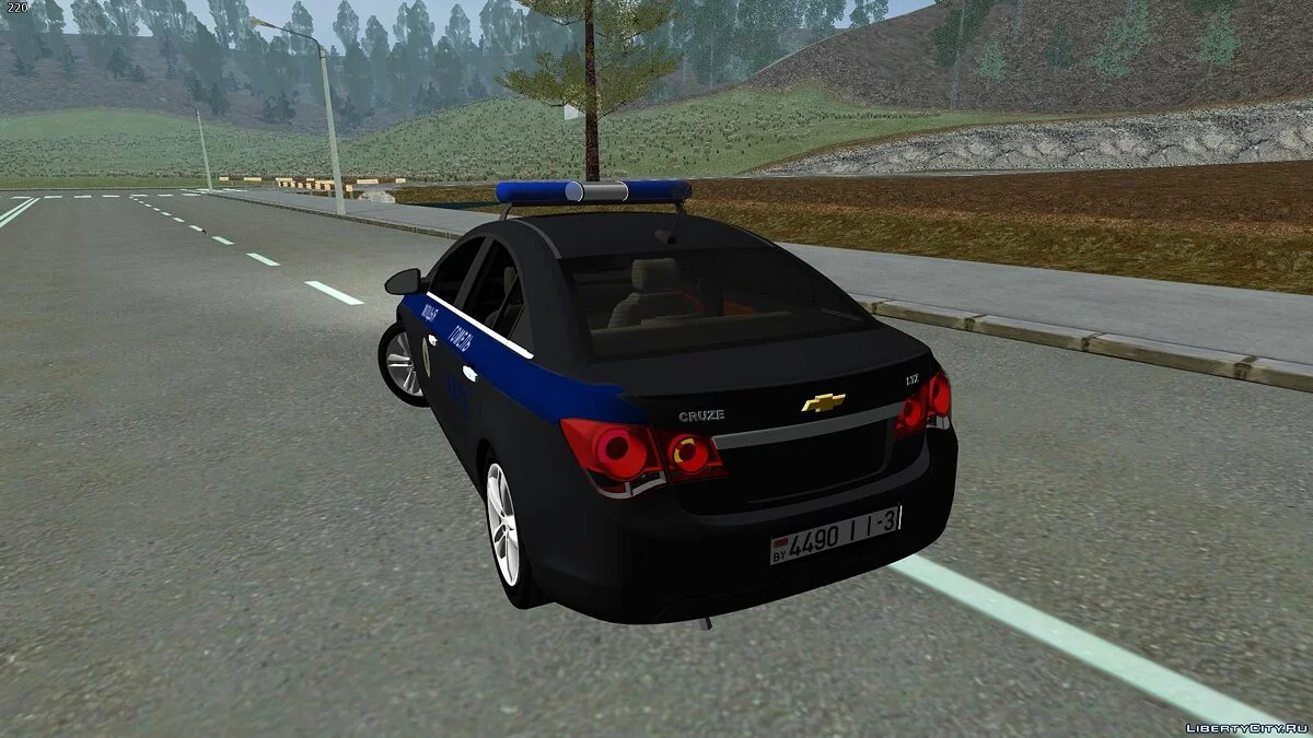 Chevrolet Cruze — департамент охраны МВД Республики Беларусь / GTA San Andreas