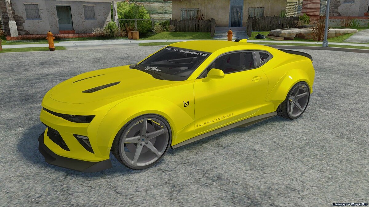 Скачать Chevrolet Camaro SS Customized by Alfa Six Designs для GTA San  Andreas