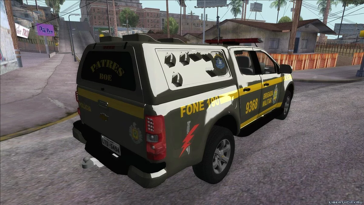 Chevrolet S10 Police (Patrulhas Especiais) / GTA San Andreas