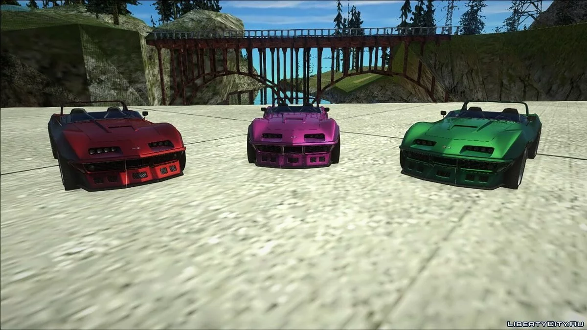 Chevrolet Corevette C3 Roadster Concept Custom / GTA San Andreas
