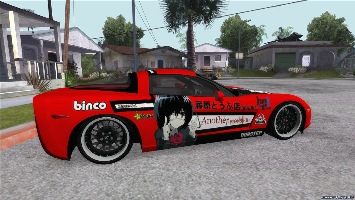 Скачать Chevrolet Corvette Z51 Another Itasha для GTA San Andreas