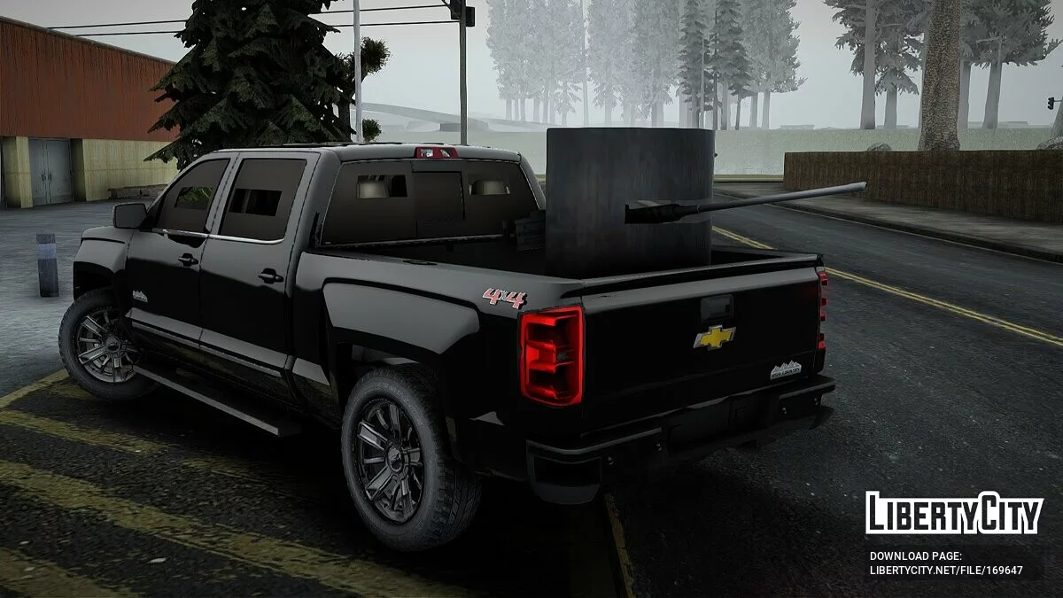 Chevrolet Silverado High Contry 2014 Artillada / GTA San Andreas