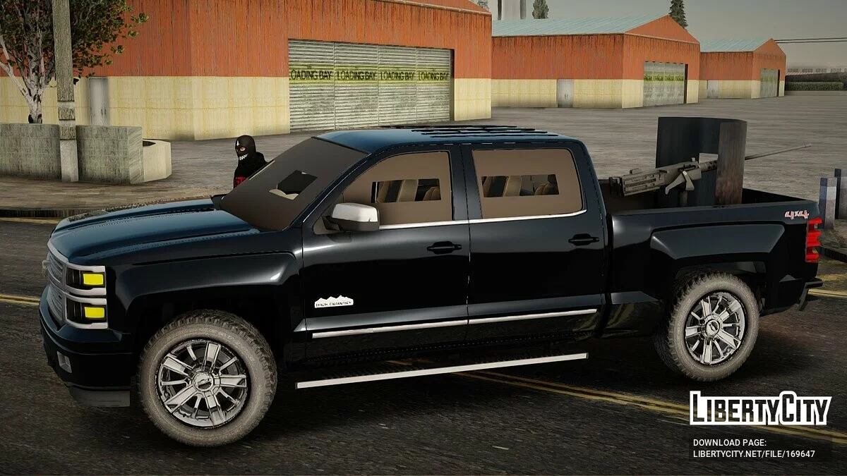 Chevrolet Silverado High Contry 2014 Artillada / GTA San Andreas