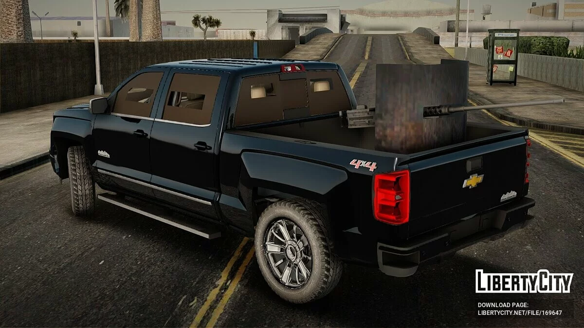 Chevrolet Silverado High Contry 2014 Artillada / GTA San Andreas