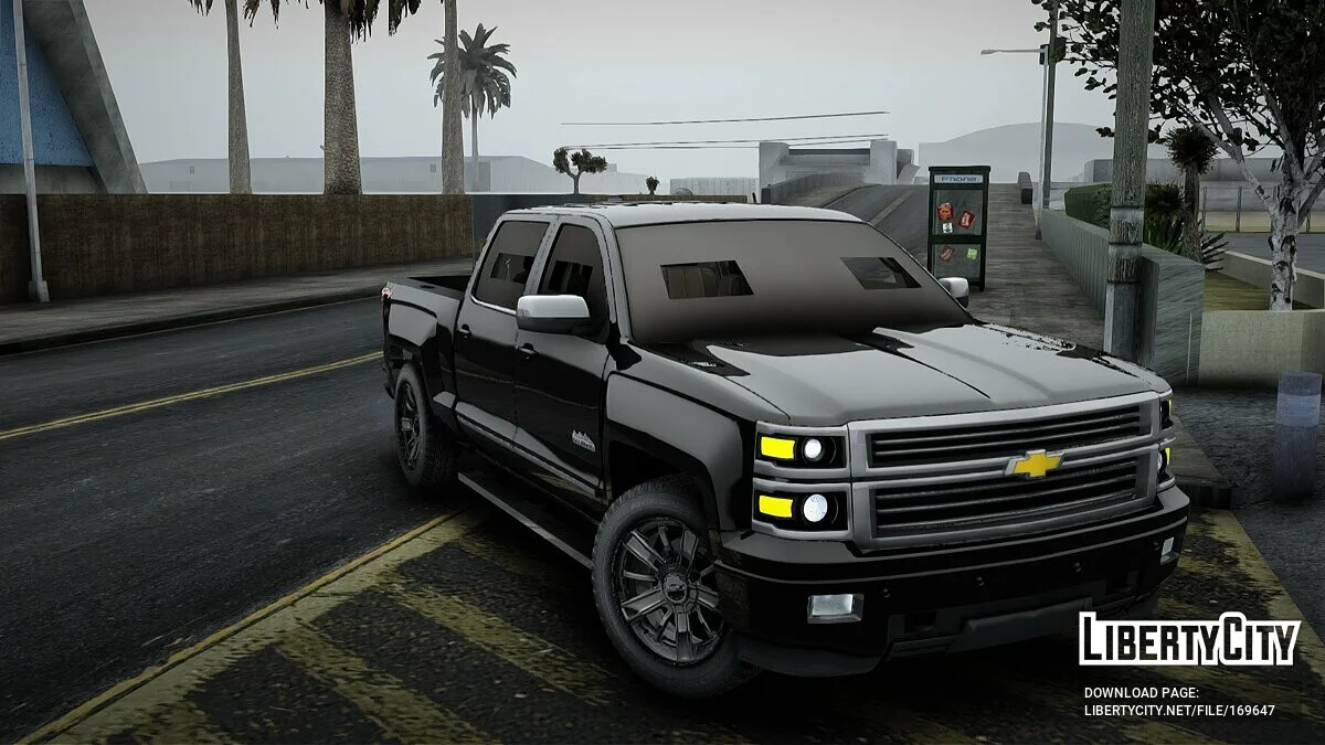 Chevrolet Silverado High Contry 2014 Artillada / GTA San Andreas