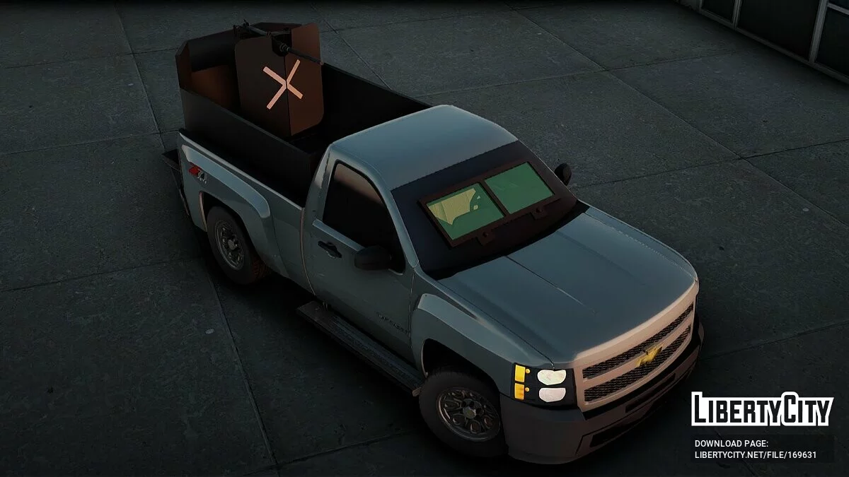 Chevrolet Silverado Silver Monster / GTA San Andreas