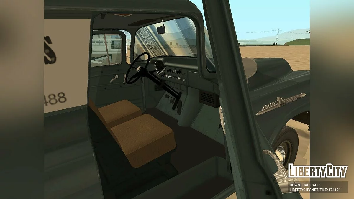 1958 Chevrolet Apache Panel Van / GTA San Andreas