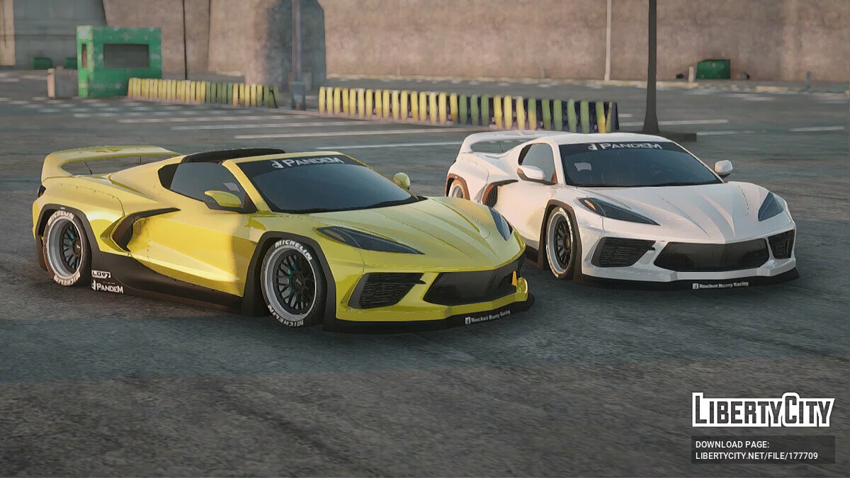 2020 Chevrolet Corvette C8 Stingray Rocket Bunny / GTA San Andreas
