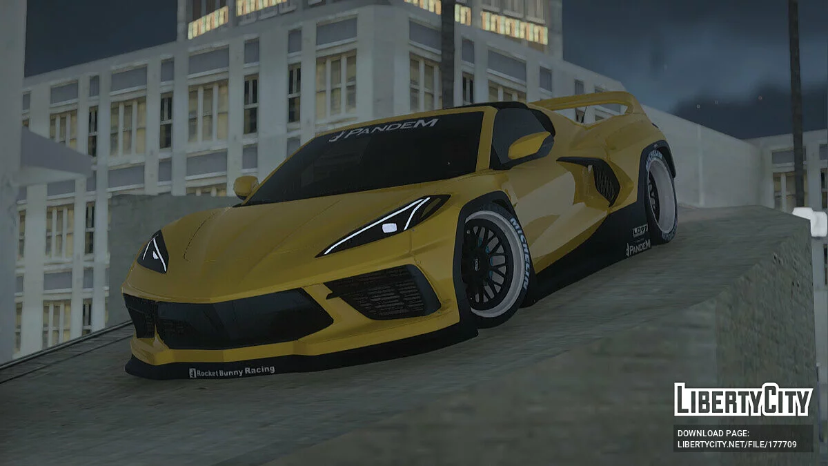 2020 Chevrolet Corvette C8 Stingray Rocket Bunny / GTA San Andreas