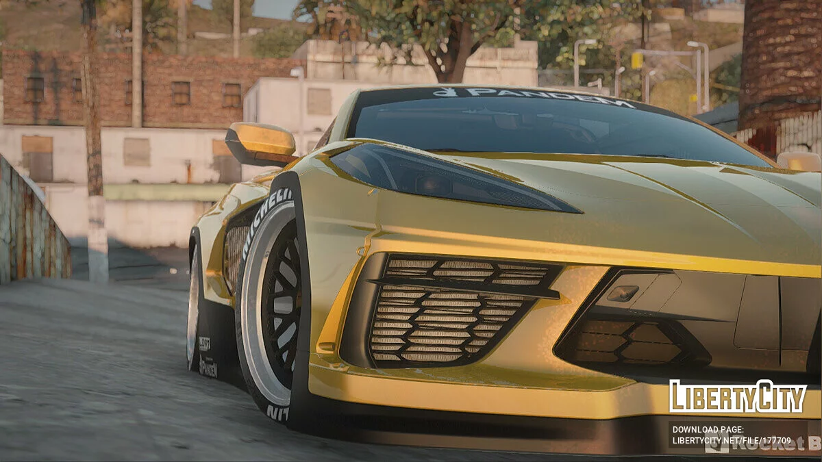 2020 Chevrolet Corvette C8 Stingray Rocket Bunny / GTA San Andreas