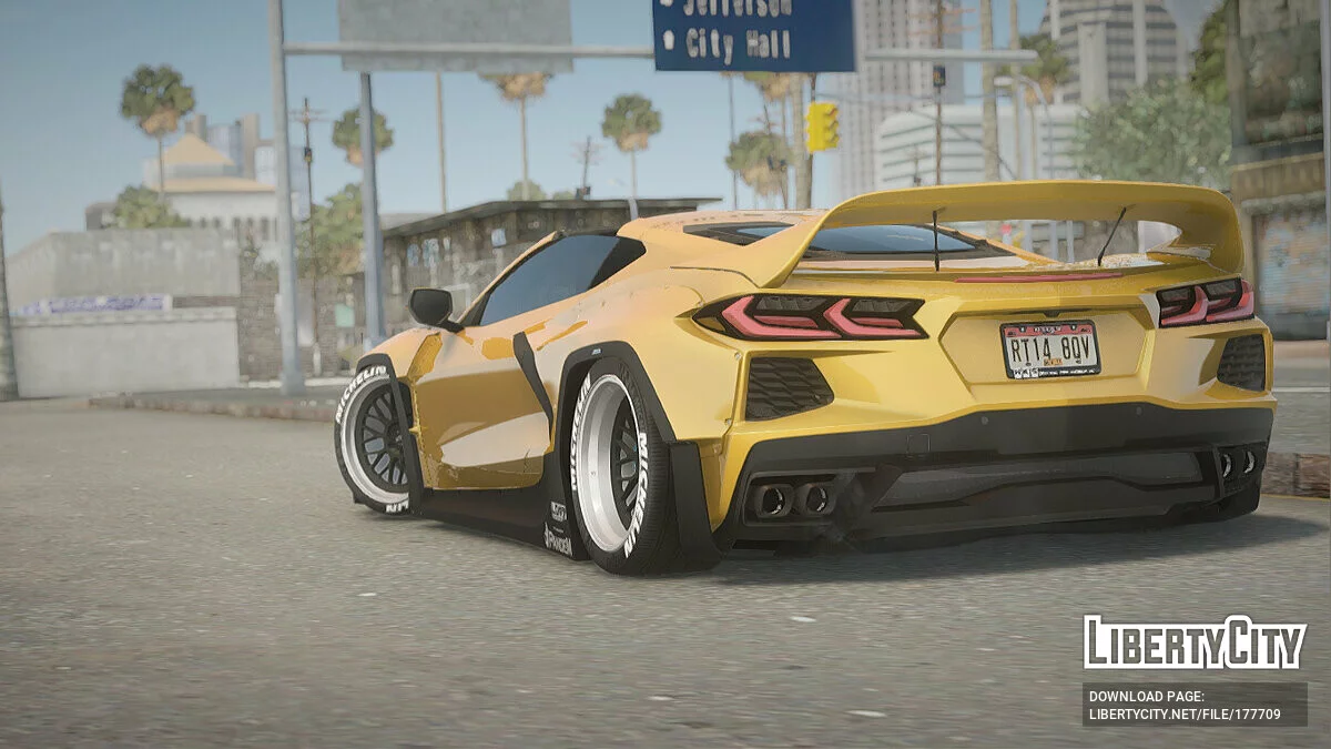 2020 Chevrolet Corvette C8 Stingray Rocket Bunny / GTA San Andreas