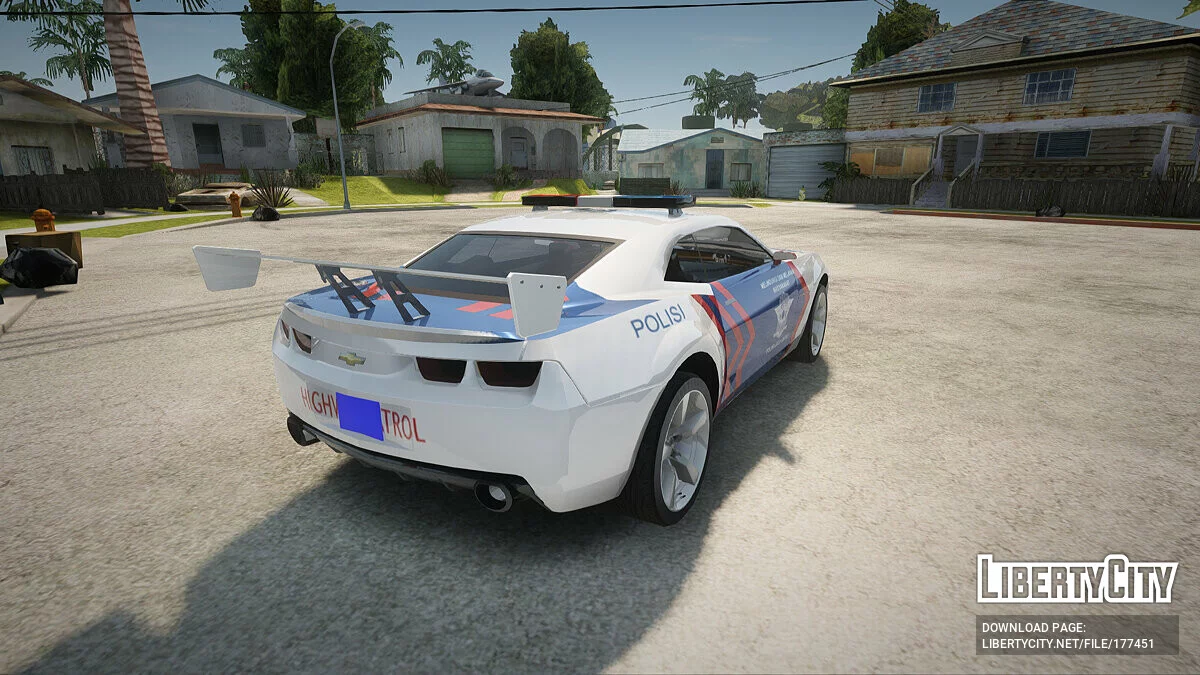 Chevrolet Camaro Indonesia Police / GTA San Andreas