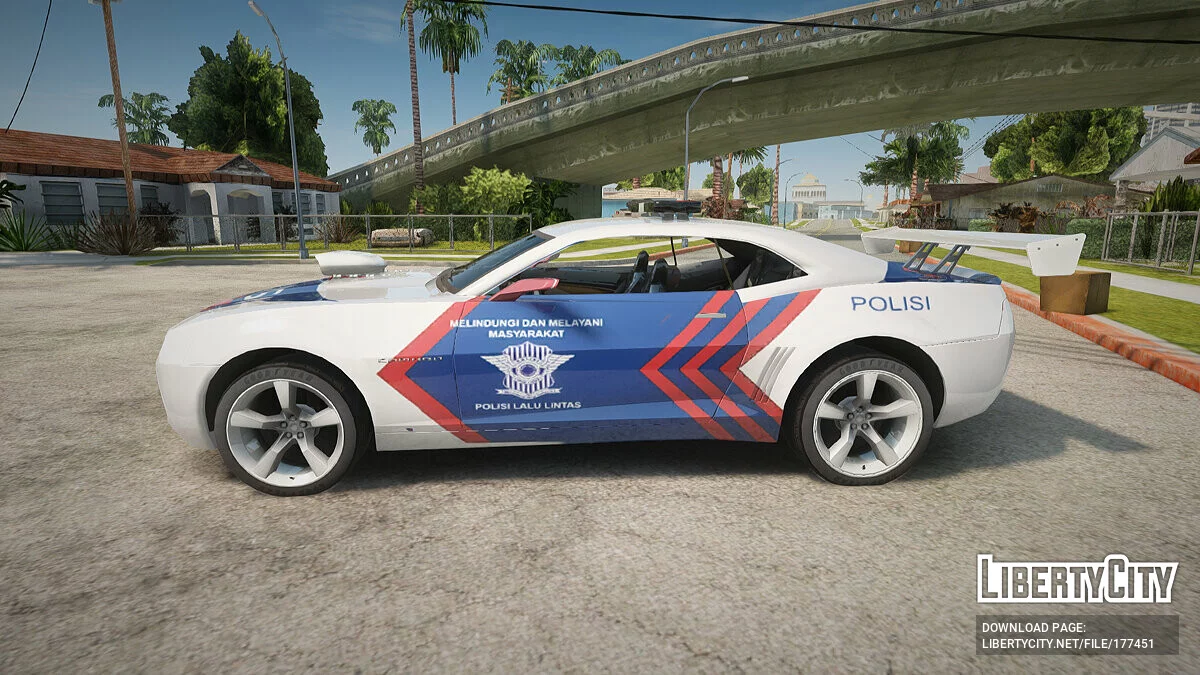 Chevrolet Camaro Indonesia Police / GTA San Andreas