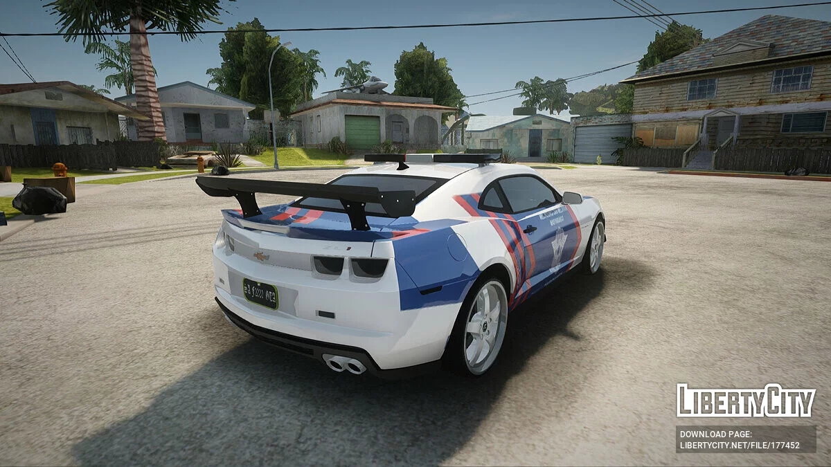 Chevrolet Camaro ZL1 Indonesian Police v2 / GTA San Andreas