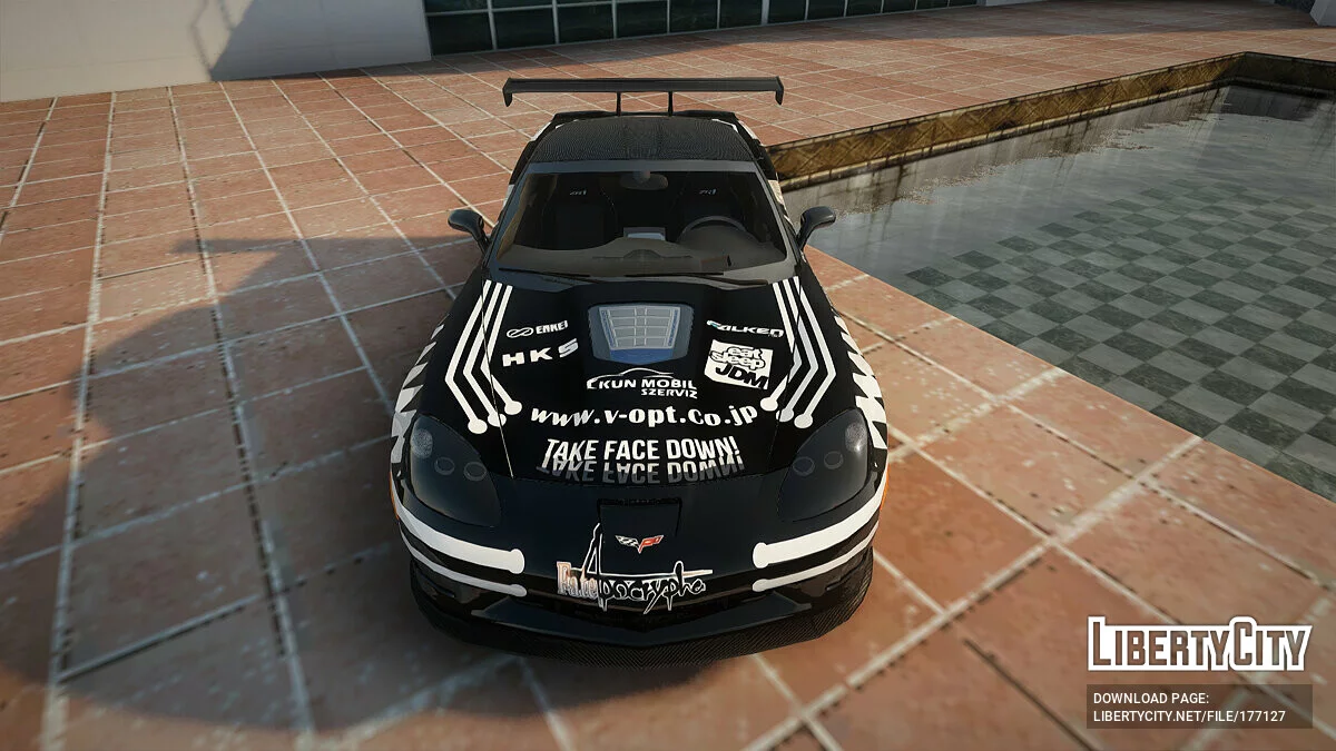 Chevrolet Corvette ZR1 Itasha JD Fate Apocrypha / GTA San Andreas