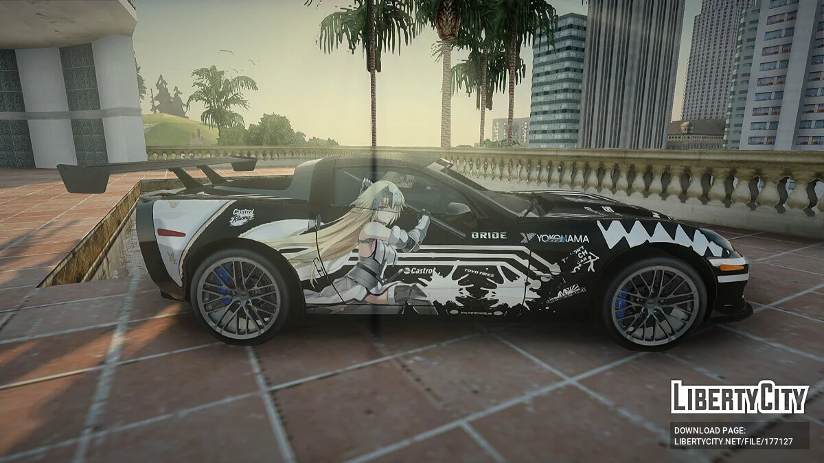 Chevrolet Corvette ZR1 Itasha JD Fate Apocrypha / GTA San Andreas