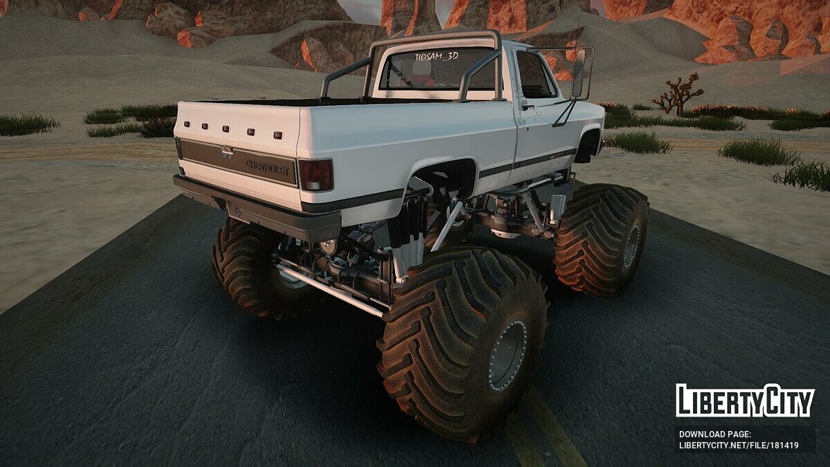 Скачать Chevrolet C10 Monster Truck для GTA San Andreas