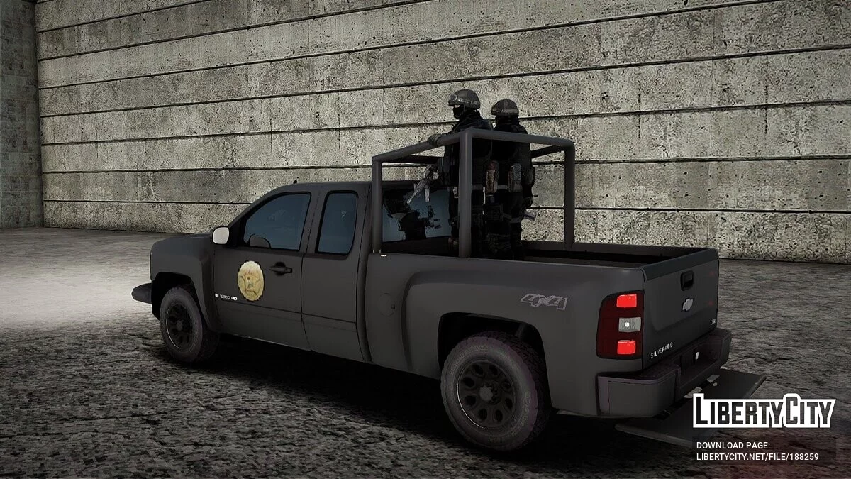 Chevrolet Silverado de G.A.T.E / GTA San Andreas