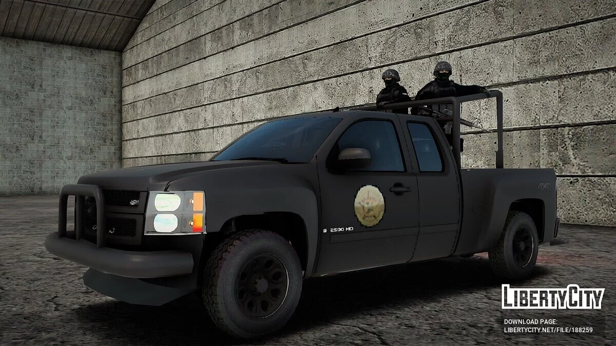 Chevrolet Silverado de G.A.T.E / GTA San Andreas