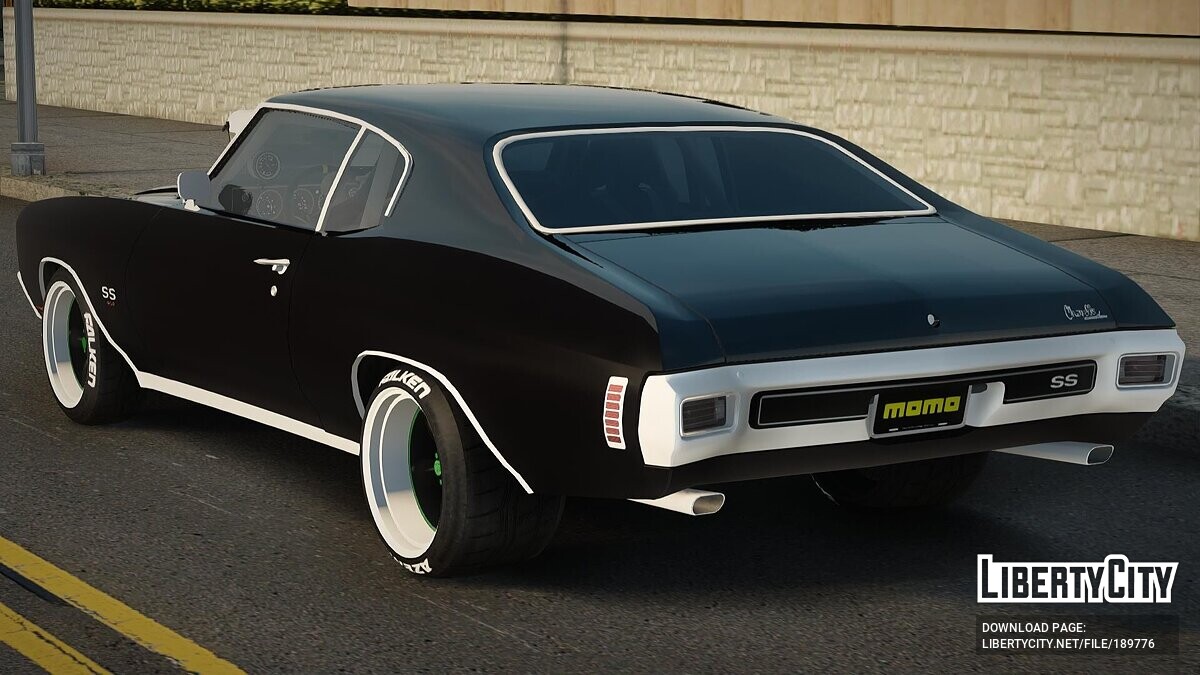 Скачать 1970 Chevrolet Chevelle SS Drag Racing Tuned для GTA San Andreas