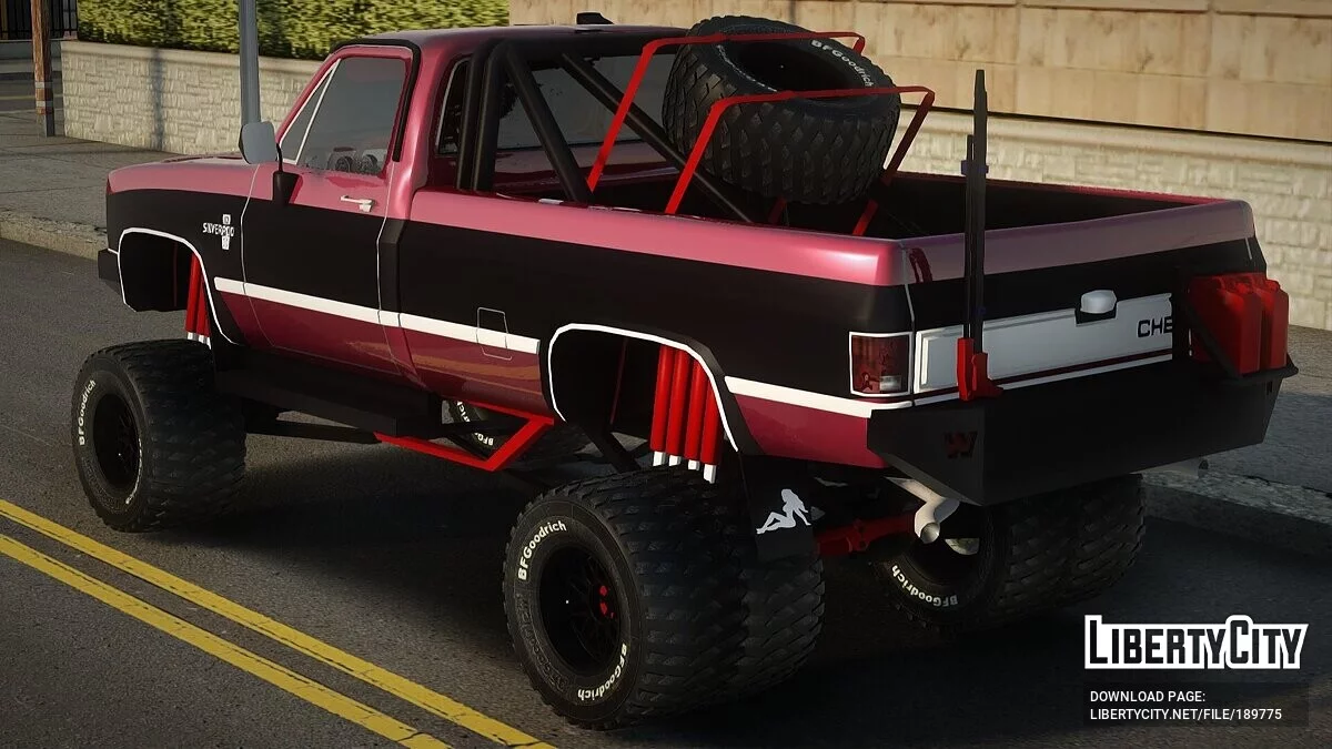 1986 Chevrolet Silverado Offroad Raised Single Cabin / GTA San Andreas