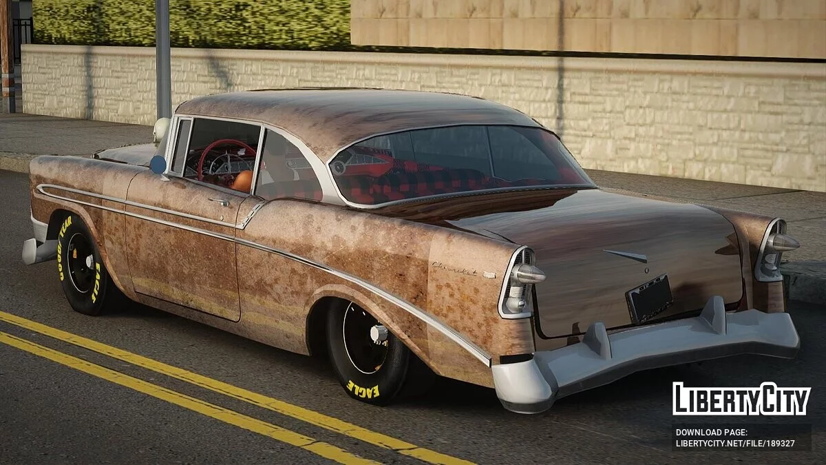 Chevrolet Bel Air 1956 Rat Rod street / GTA San Andreas