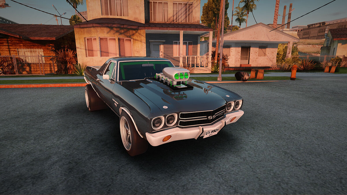 Скачать Chevrolet El Camino SS 1970 Drag для GTA San Andreas