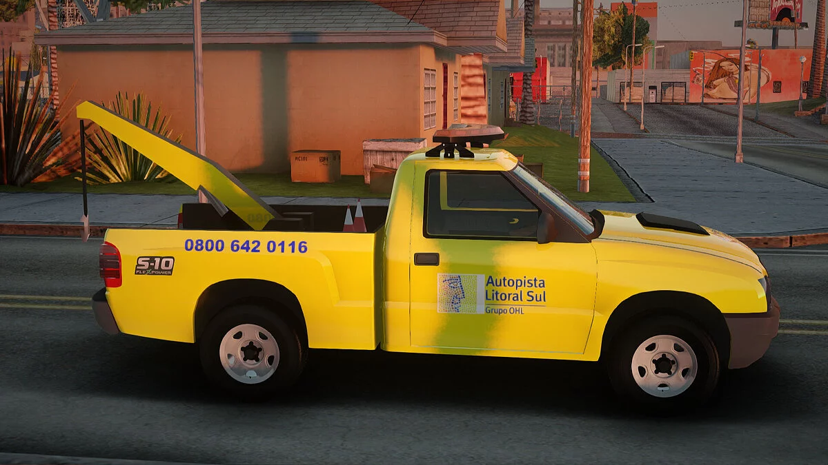 Chevrolet S10 Guincho Auto Pista Litoral Sul / GTA San Andreas