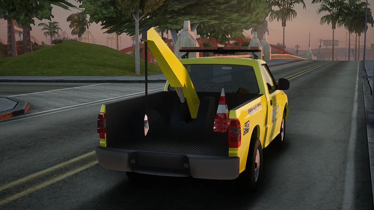 Chevrolet S10 Guincho Auto Pista Litoral Sul / GTA San Andreas