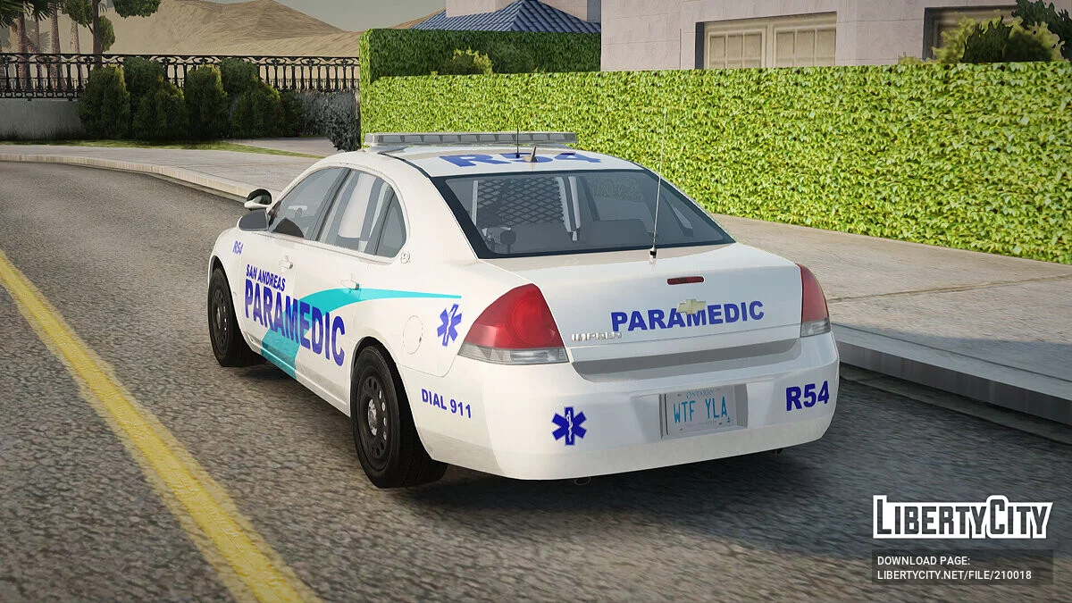 Chevrolet Impala 2012 (San Andreas Ambulance) / GTA San Andreas