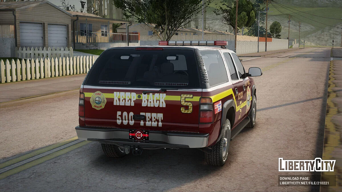 Chevrolet Suburban SFFD / GTA San Andreas