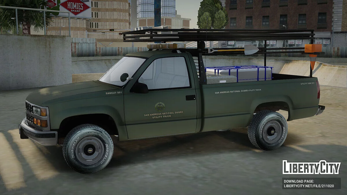 Chevrolet Silverado Military Utility Truck 1990 / GTA San Andreas