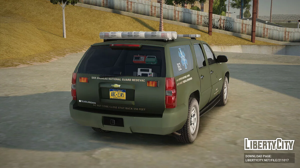 Chevrolet Suburban National Guard MedEvac / GTA San Andreas