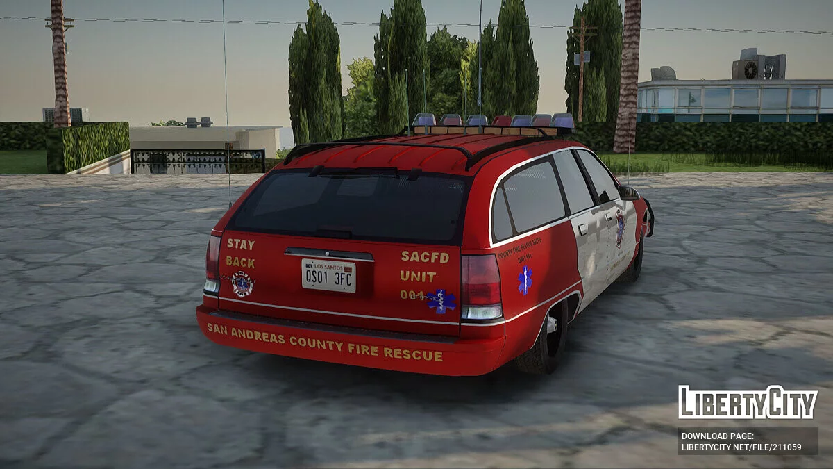 Chevy Caprice Station Wagon 1993-1996 SACFD / GTA San Andreas