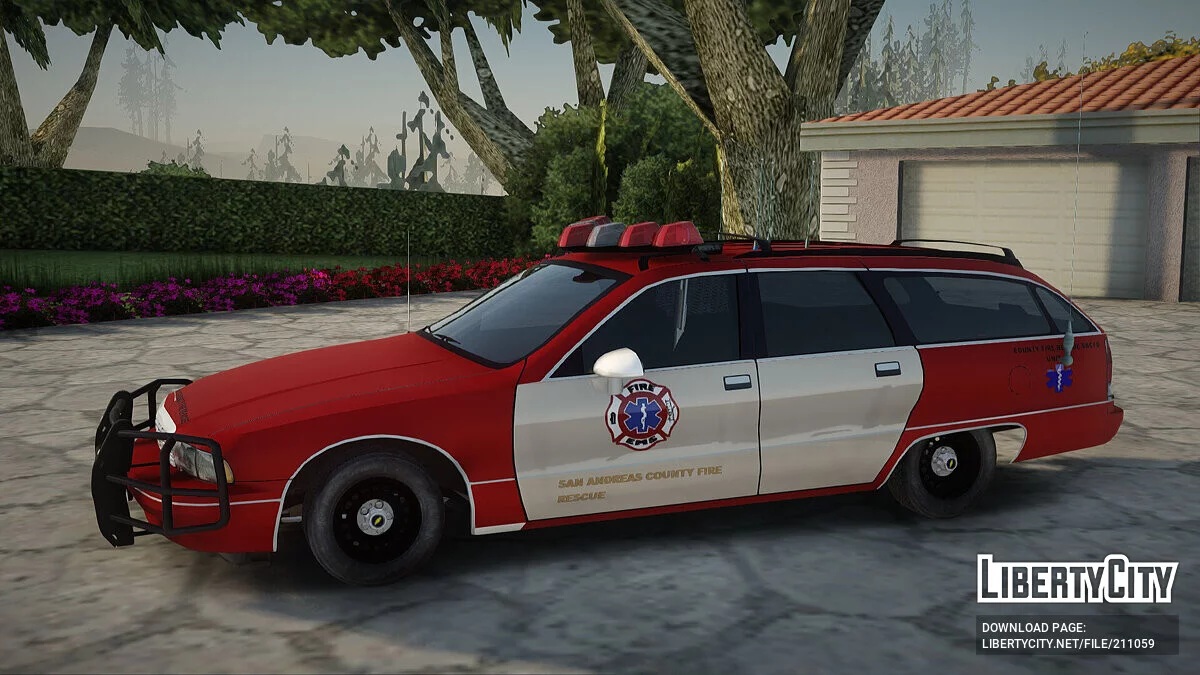 Chevy Caprice Station Wagon 1993-1996 SACFD / GTA San Andreas