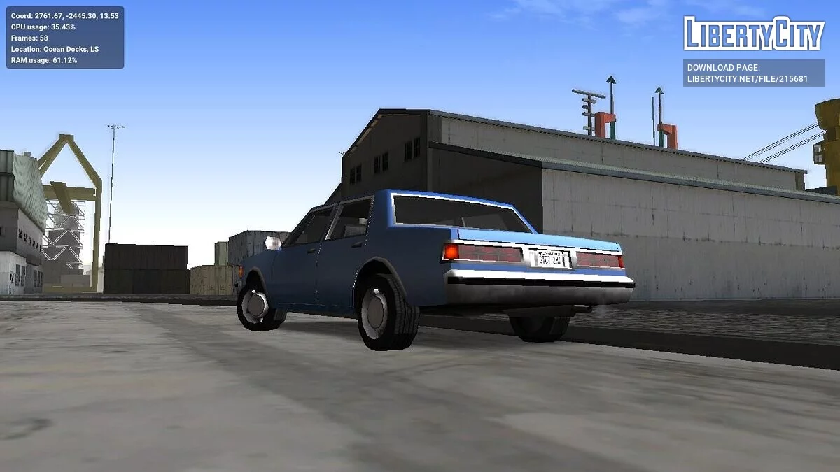 Declasse Premier 1989 (copcarvg civillan) / GTA San Andreas