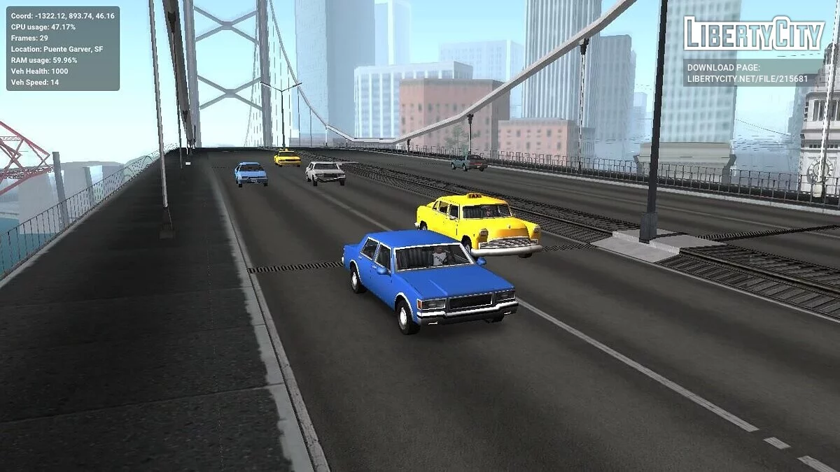 Declasse Premier 1989 (copcarvg civillan) / GTA San Andreas