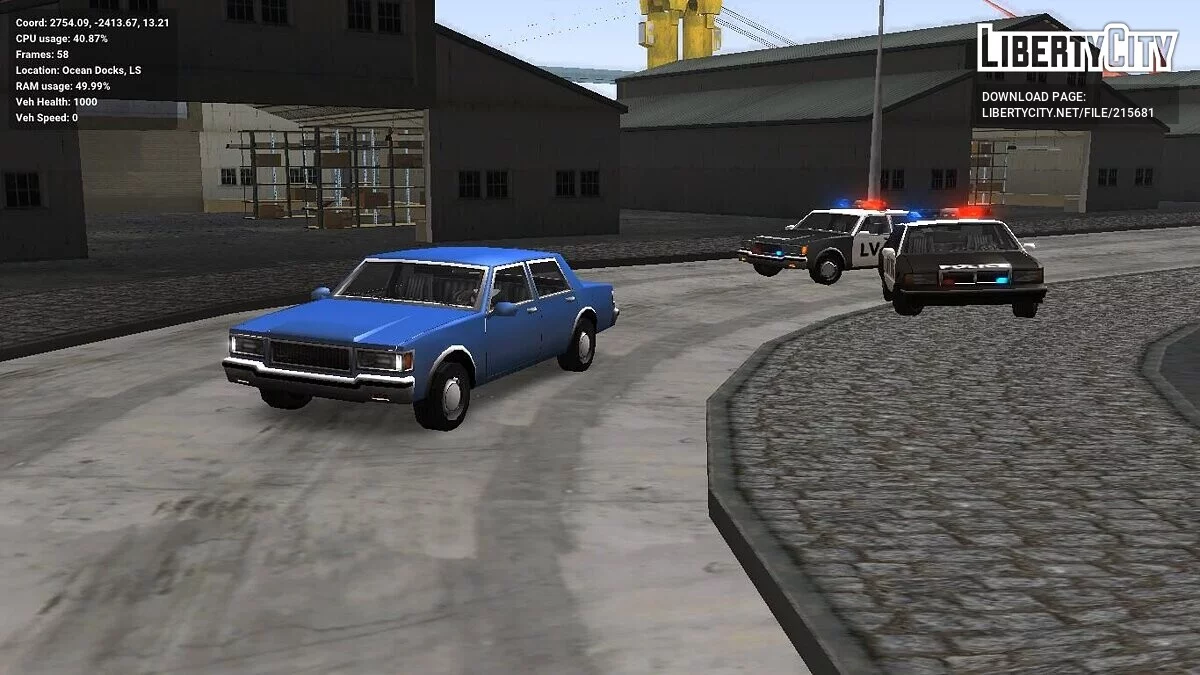 Declasse Premier 1989 (copcarvg civillan) / GTA San Andreas