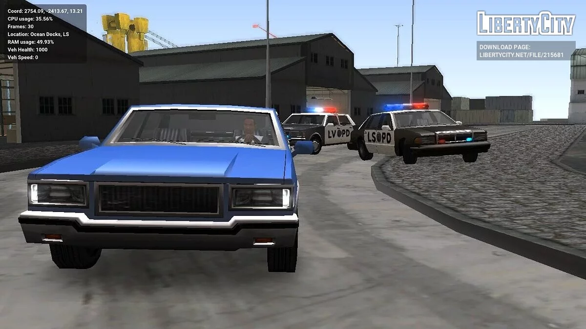 Declasse Premier 1989 (copcarvg civillan) / GTA San Andreas
