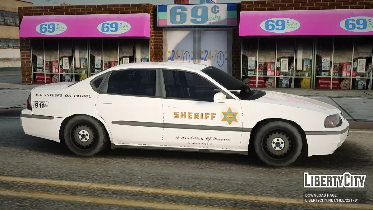 Chevrolet Impala LSSD Volunteers on Patrol / GTA San Andreas