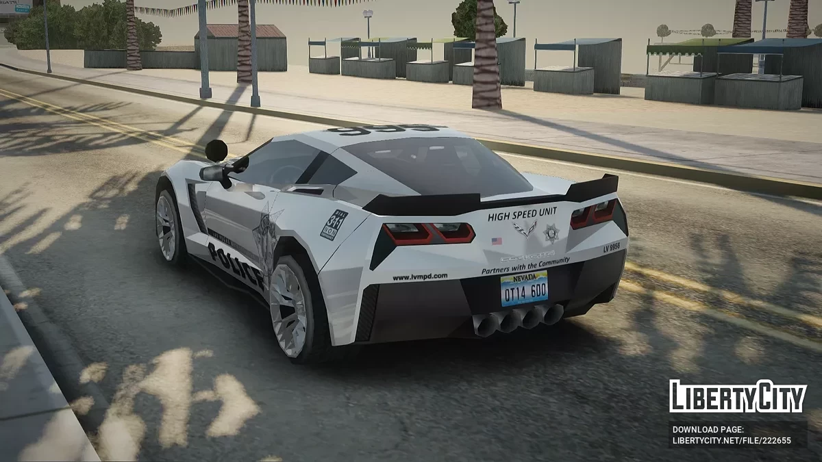 Chevrolet Corvette C7 Z06 HSU LVMPD Marked [AVS] / GTA San Andreas