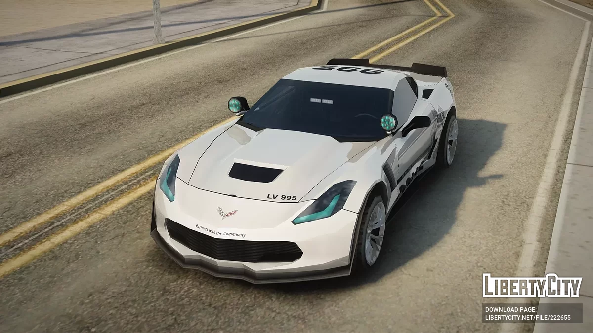 Chevrolet Corvette C7 Z06 HSU LVMPD Marked [AVS] / GTA San Andreas